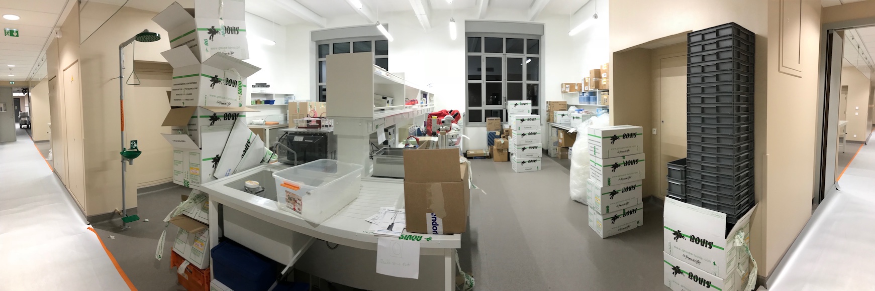 Fresh lab space